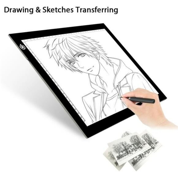 A4 LED Light Tracing Pad USB Powered Drawing Sketching Tattoo Stencil Board - Picture 3 of 7